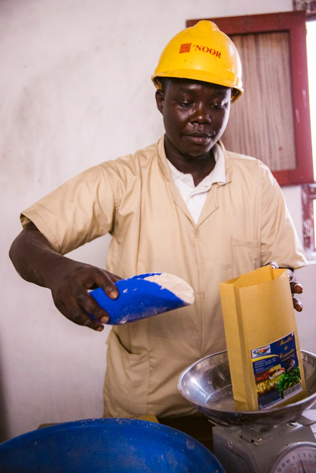 Papa Coriandre with porridge