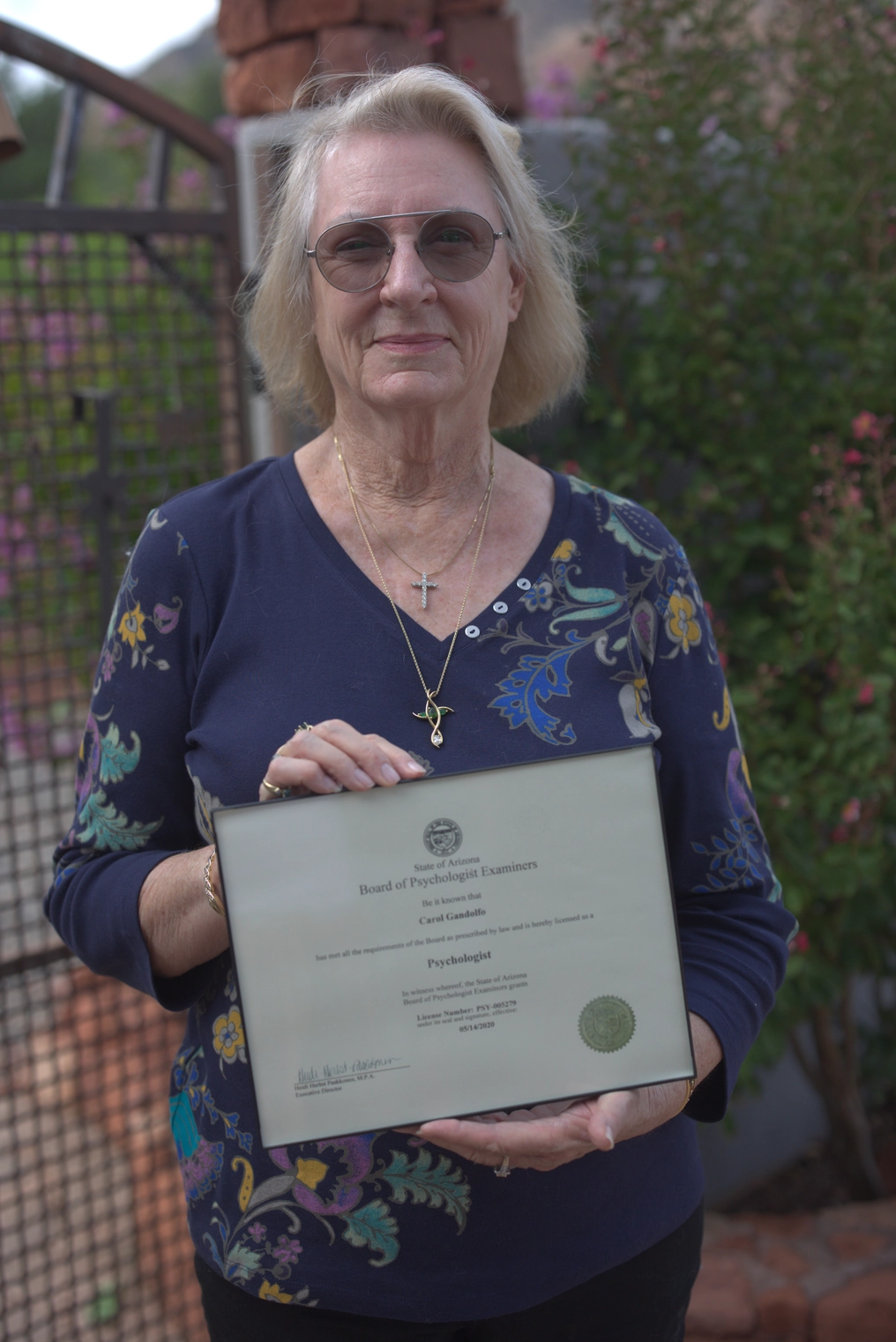 Carol with license