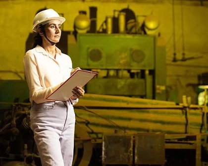 Indian woman factory